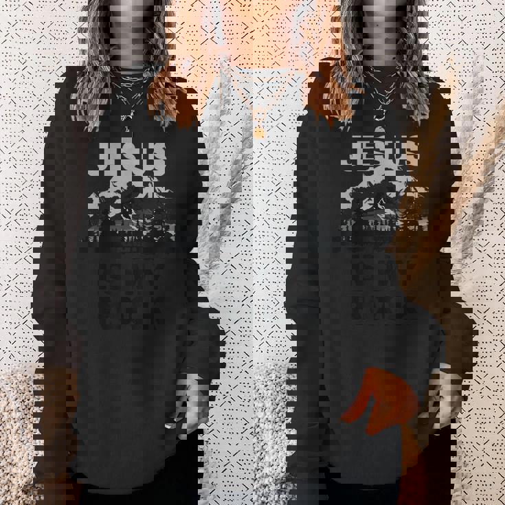 Jesus Is My Rock – Psalm 62 スウェットシャツ 彼女への贈り物