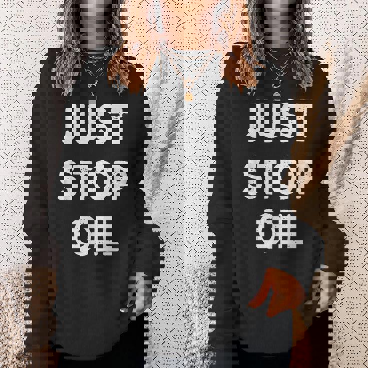 Justtop Oilave The Earth Justtop オイル スウェットシャツ 彼女への贈り物