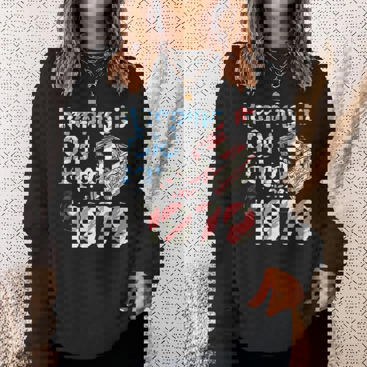 Keep It Oldchoolince 1979 Year Crate Ofinyl Records スウェットシャツ 彼女への贈り物