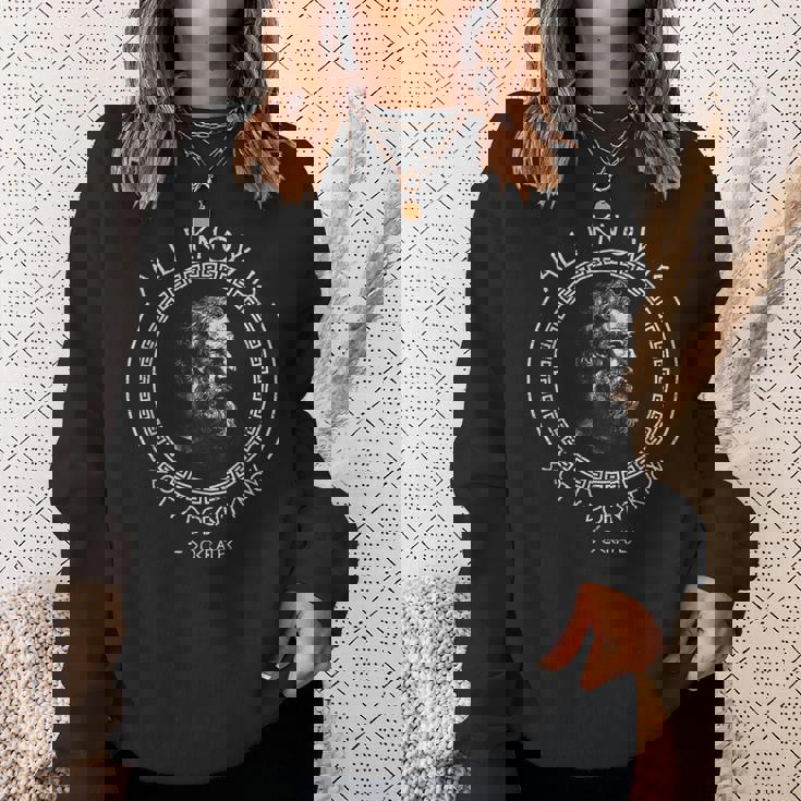 All I Know Is Scotty Doesn’T Know Socrates Vintage Quote Sweatshirt Gifts for Her