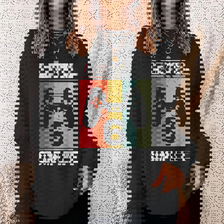 Level 6 6年目の結婚記念日のギフトに最適 スウェットシャツ 彼女への贈り物