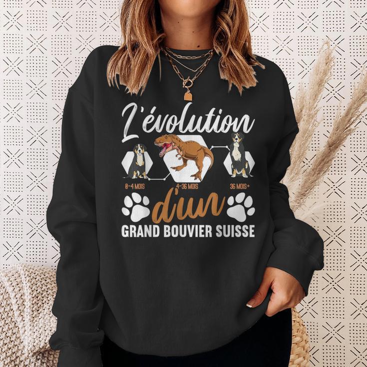L'évolution D'un Grand Bouvieruisse Sweater e Cadeaux pour elle