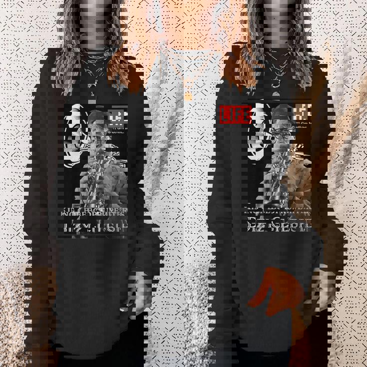 Life Picture Collection ディジー ガレスピー ／ トランペット（1） スウェットシャツ 彼女への贈り物