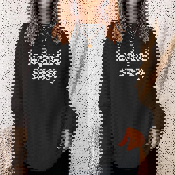 Lockissy 貞操ケージプレイギフト スウェットシャツ 彼女への贈り物