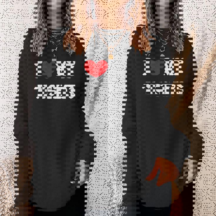 I Love My Tights タイツが大好き スウェットシャツ 彼女への贈り物