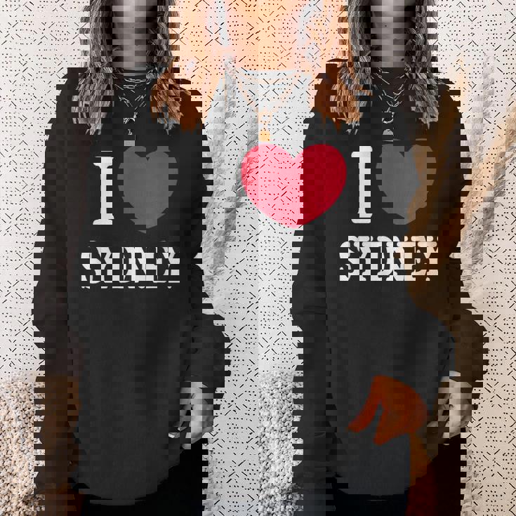 I Loveydney シドニーが大好き スウェットシャツ 彼女への贈り物