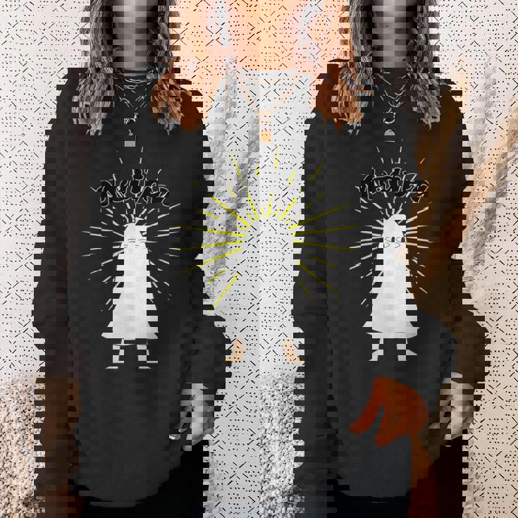 Medjed キュート エジプト メジェド スウェットシャツ 彼女への贈り物