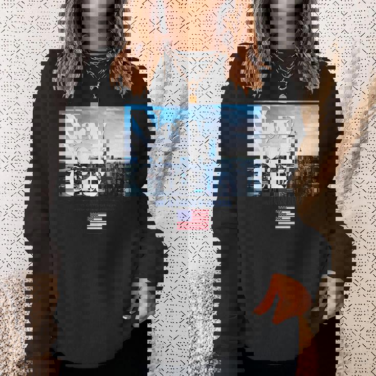 New York Citykyline Outfit New York New York City 長袖tシャツ スウェットシャツ 彼女への贈り物