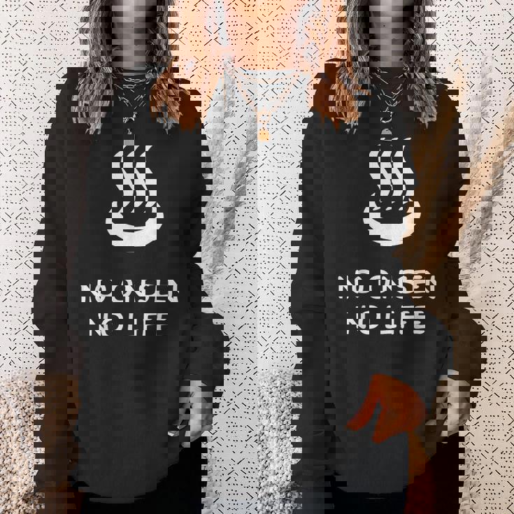 No Onsen No Life 温泉好き スウェットシャツ 彼女への贈り物
