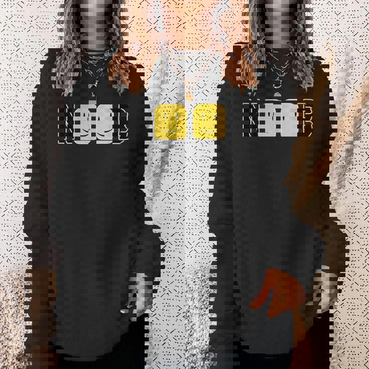 Noob Text スウェットシャツ 彼女への贈り物