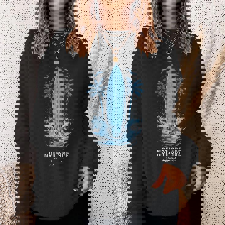 North Shore Oahu Hawaii Vintage Surf Beach Surfer Souvenir Sweatshirt Unisex Gifts for Her