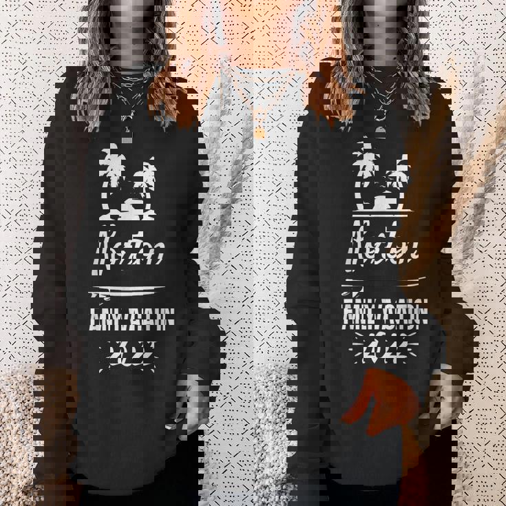 Norton ファミリーバケーション トロピカルグループトリップ ビーチ スウェットシャツ 彼女への贈り物