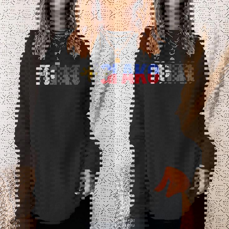 Pogi Ako I'm Handsome フィリピン Pinay Filipina スウェットシャツ 彼女への贈り物