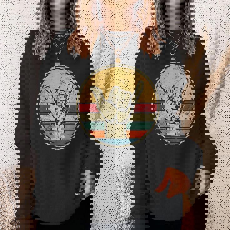 Shaka Surfing Beach Apparel Surfer Greeting Hand Sweatshirt Unisex Gifts for Her