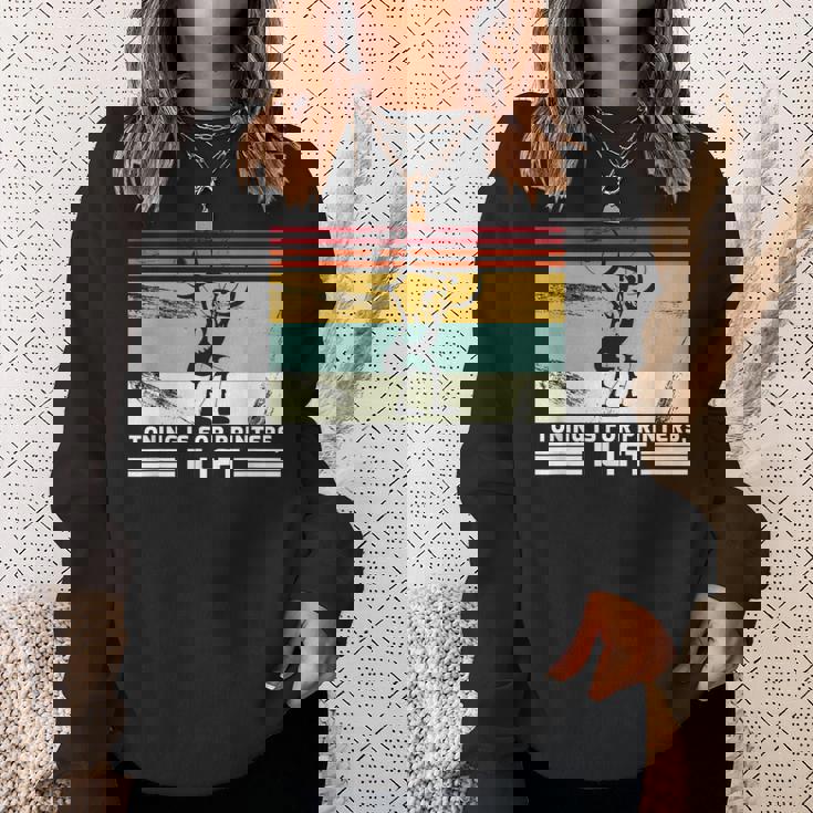 Toning Is For Printers I Lift Weight Lifting ウエイトリフティング スウェットシャツ 彼女への贈り物