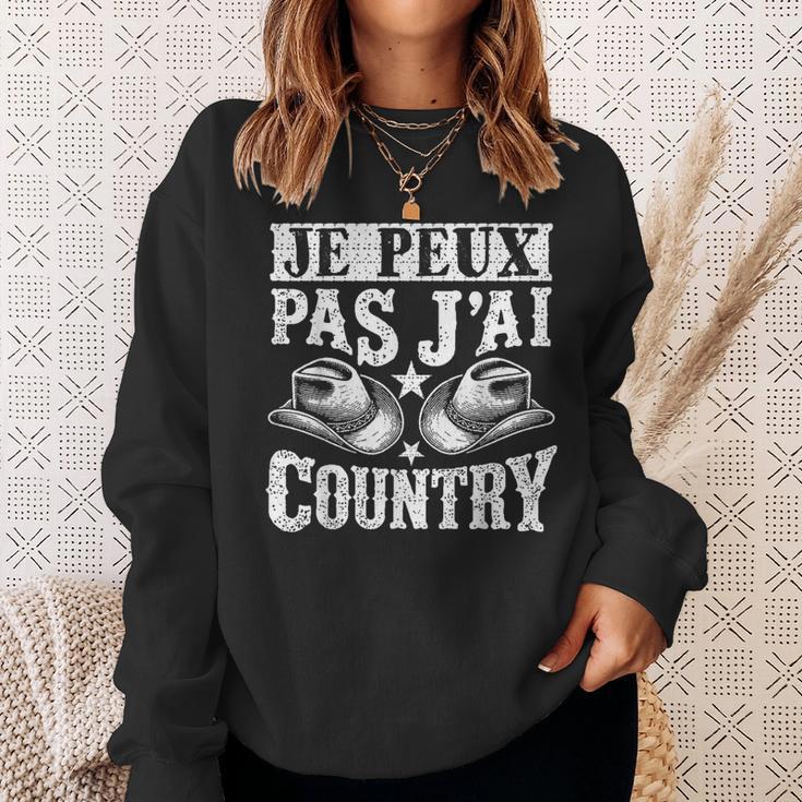 Vintage Humour Danseur Country Je Peux Pas J'ai Country Sweater e Cadeaux pour elle