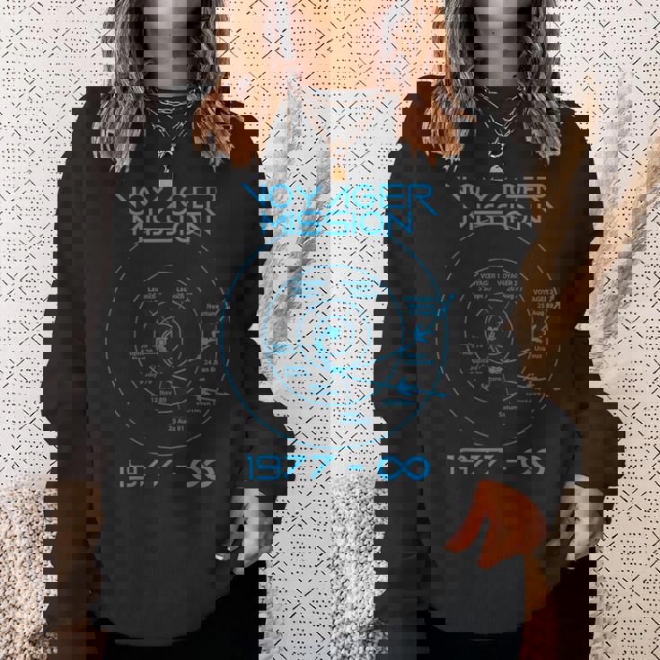 Voyager 12探査機の宇宙探査軌道 スウェットシャツ 彼女への贈り物