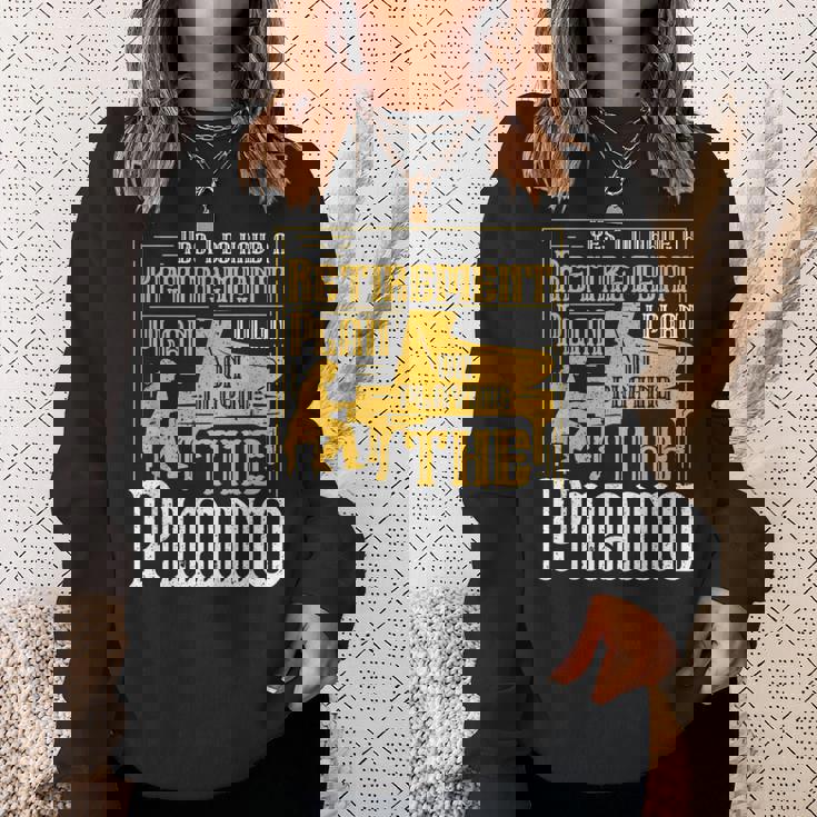 Yes I Do Have A Retirement Plan I Plan The Piano スウェットシャツ 彼女への贈り物