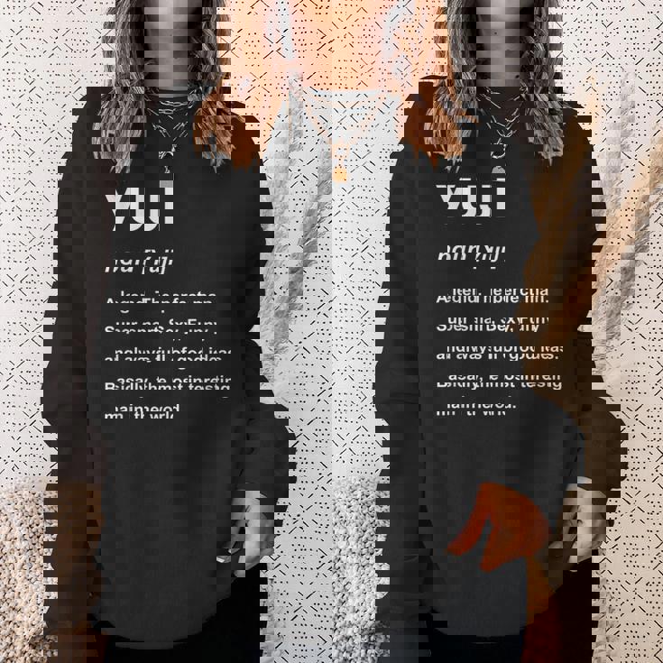 Yuji 雄二 スウェットシャツ 彼女への贈り物