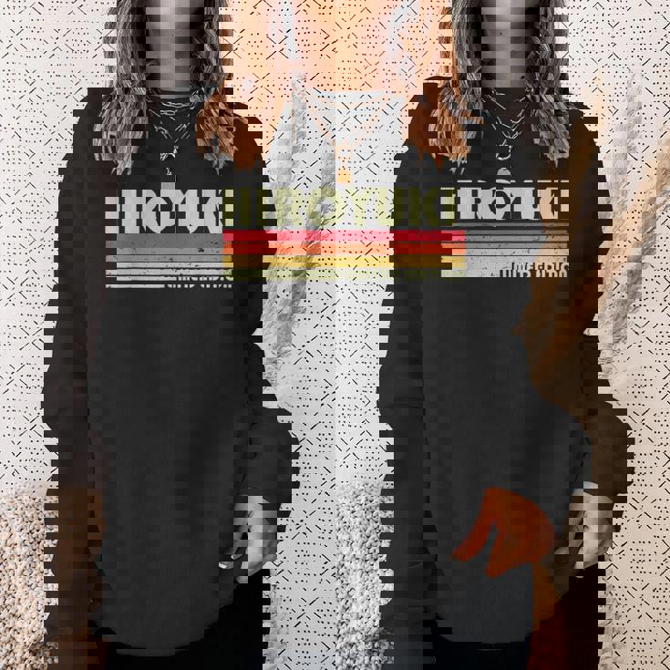 【ヒロユキ】名前 名字 家族お揃い ギャグ ネタ ウケ狙い 贈り物 ギフト 面白い おもしろ スウェットシャツ 彼女への贈り物