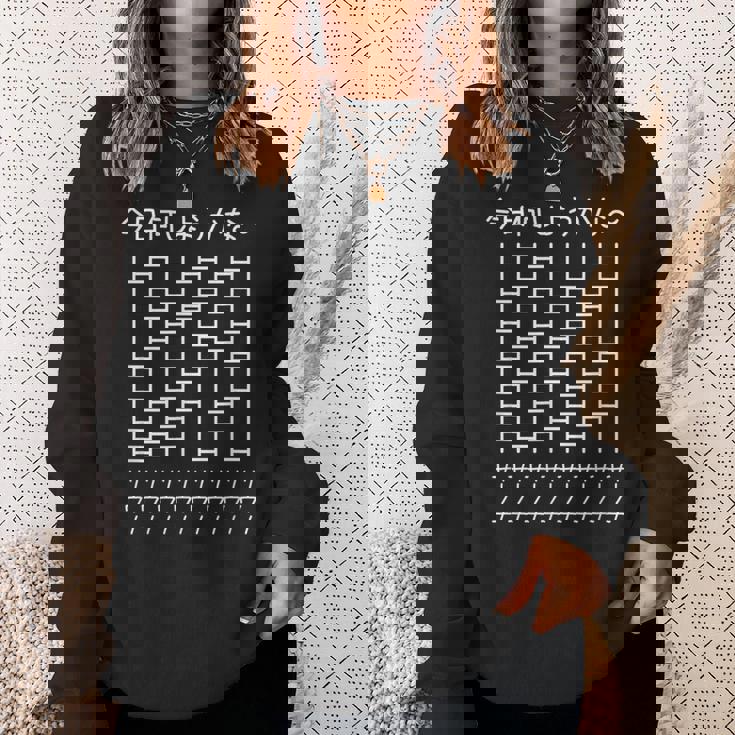 【今日何しようかな サウナ】あみだくじ 文字 遊び心 おもしろ 面白い ユーモア ギャグ ネタ ウケ狙い 笑える 変な スウェットシャツ 彼女への贈り物