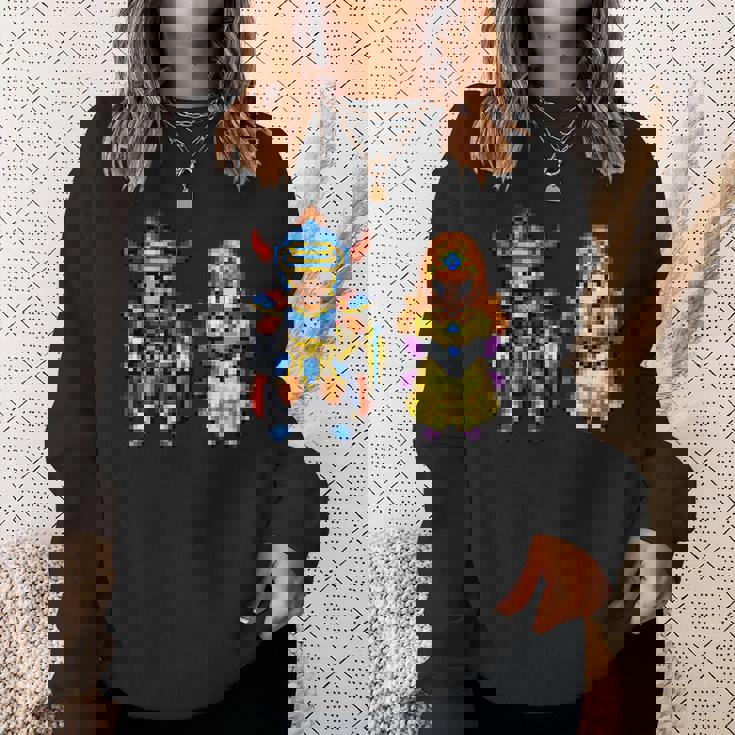 【公式】Hd-2D版『ドラゴンクエストi』キャラクタードット スウェットシャツ 彼女への贈り物