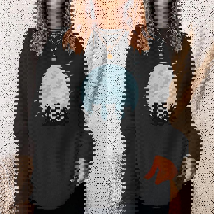 かわいい猫モチーフ 猫好き ペット カラフル ハウスキャット スウェットシャツ 彼女への贈り物