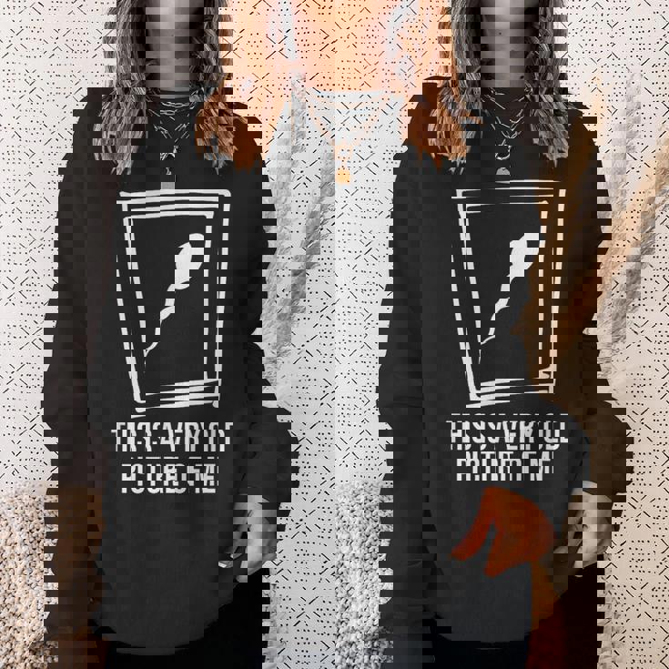 これはとても古い私の絵です 面白い誕生日プレゼント。 スウェットシャツ 彼女への贈り物