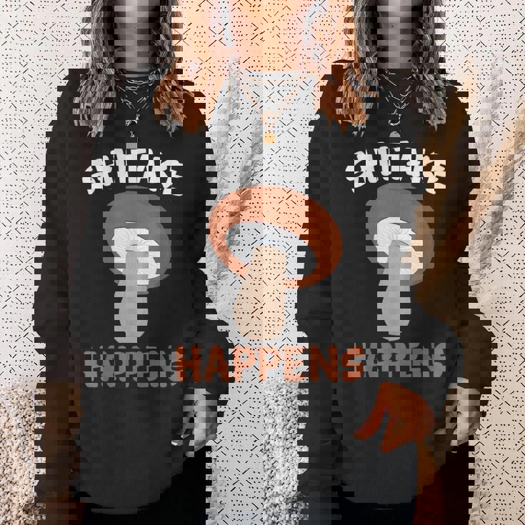 しいたけが起こる 菌類マッシュルーム スウェットシャツ 彼女への贈り物