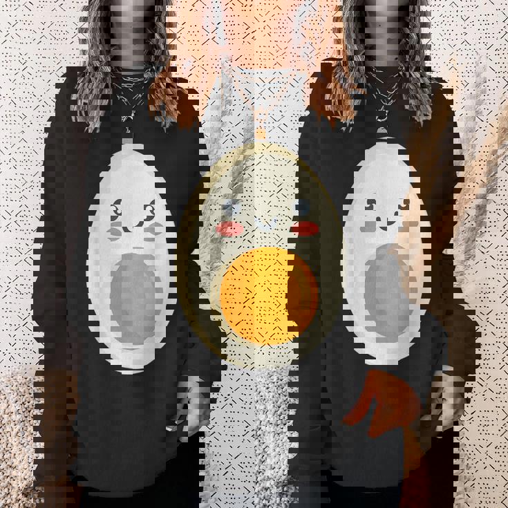 ゆで卵 朝食用卵 スウェットシャツ 彼女への贈り物