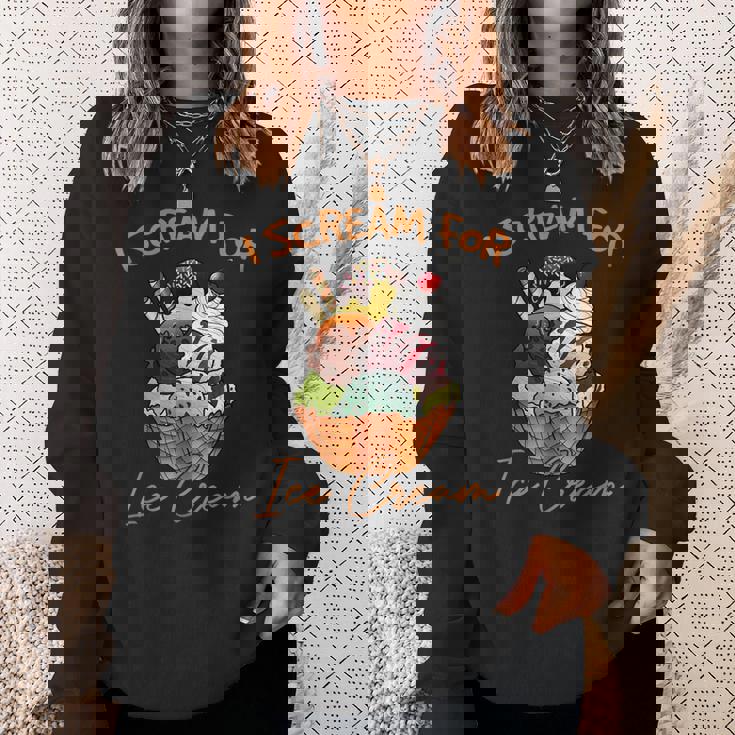 アイ・スクリーム・フォー・アイスクリーム スウェットシャツ 彼女への贈り物