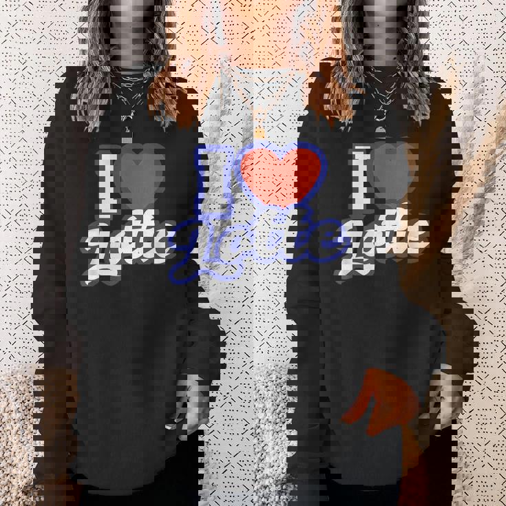 アイ・ラブ・ロッテ スウェットシャツ 彼女への贈り物