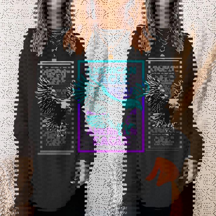 アメリカンイーグル ビンテージ レトロ アメリカンイーグル 長袖tシャツ スウェットシャツ 彼女への贈り物