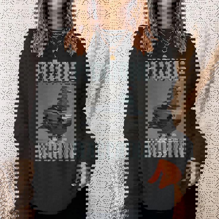 イタリア ブレイン キャラ ピッチョーネ マッキナ キッズ 男の子 ミーム 長袖tシャツ スウェットシャツ 彼女への贈り物