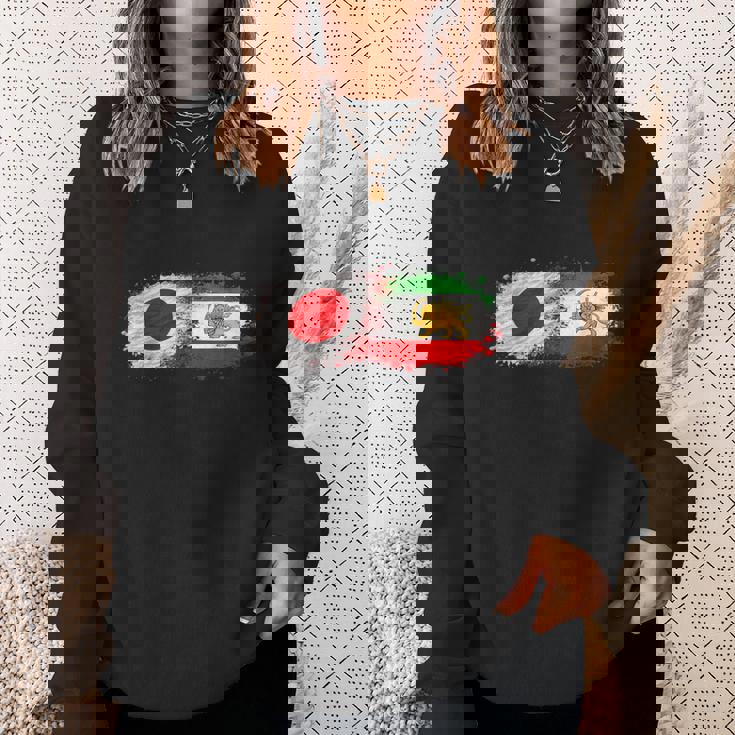 イランと日本一緒、半分日本人、半分イラン人 スウェットシャツ 彼女への贈り物