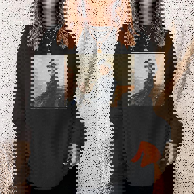 イヴァン・クラムスコイ作「見知らぬ女の肖像」 スウェットシャツ 彼女への贈り物