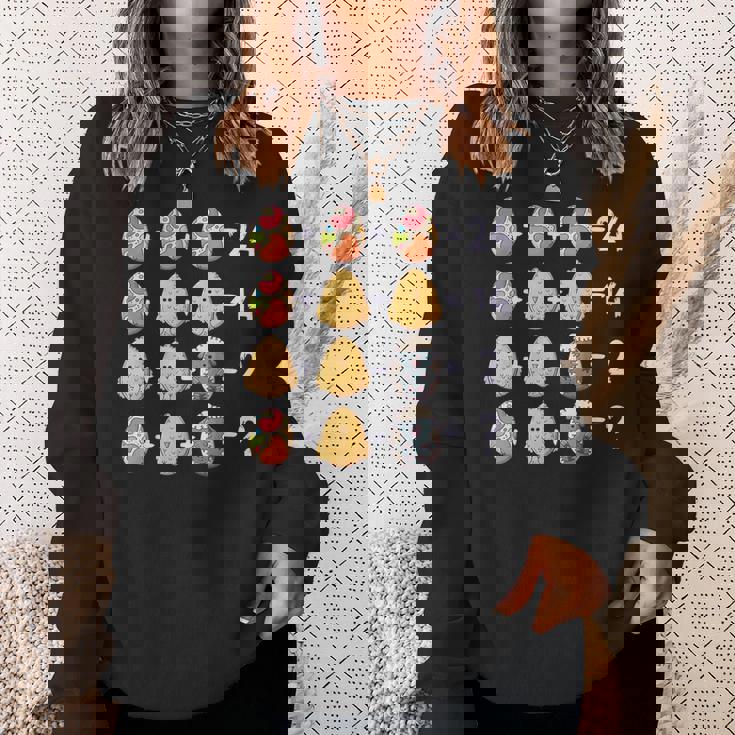 イースター数学教師、数学的数字パズル、イースターエッグ スウェットシャツ 彼女への贈り物