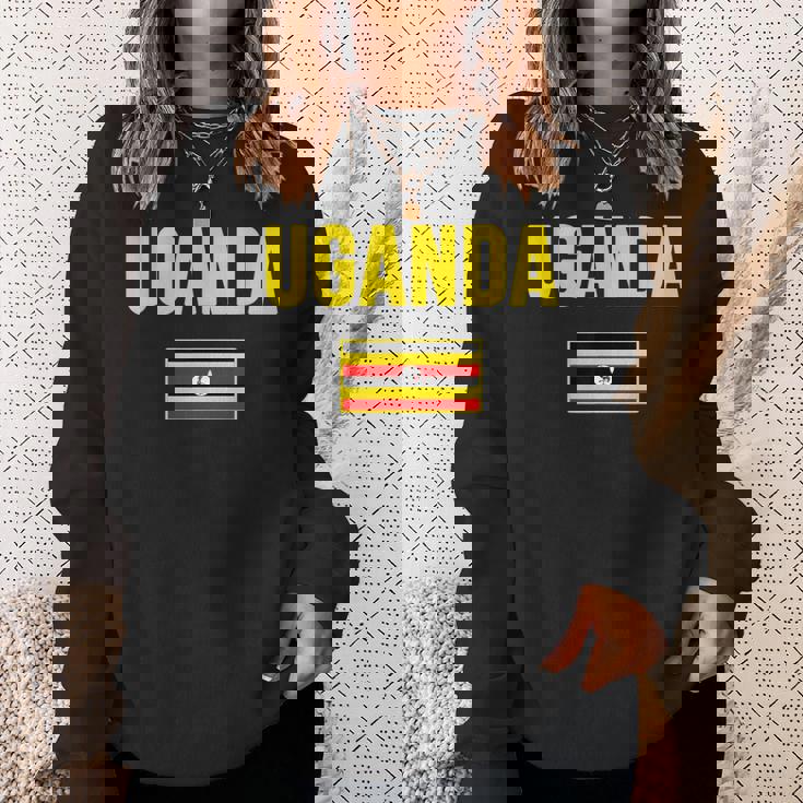 ウガンダ ウガンダの国旗 スウェットシャツ 彼女への贈り物