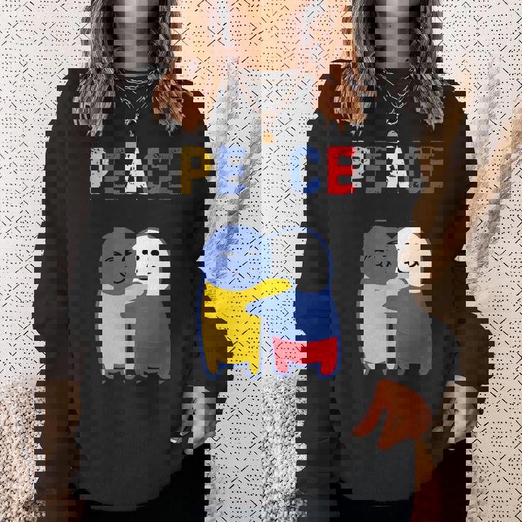 ウクライナロシア平和ウクライナノーウォー。 スウェットシャツ 彼女への贈り物