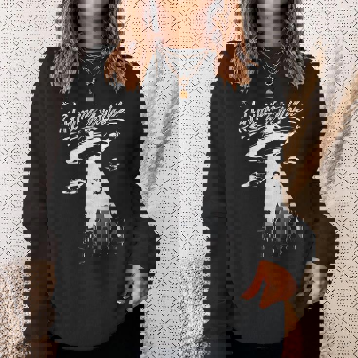 エイリアン誘拐 Ufo Humans Are Terrible スウェットシャツ 彼女への贈り物