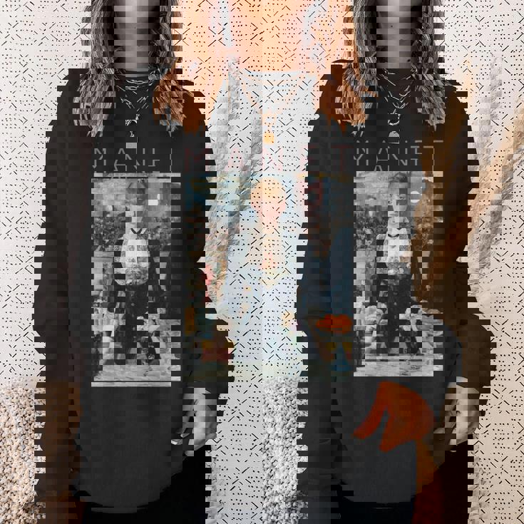 エドゥアール・マネ フォリー・ベルジェールのバー 長袖tシャツ スウェットシャツ 彼女への贈り物