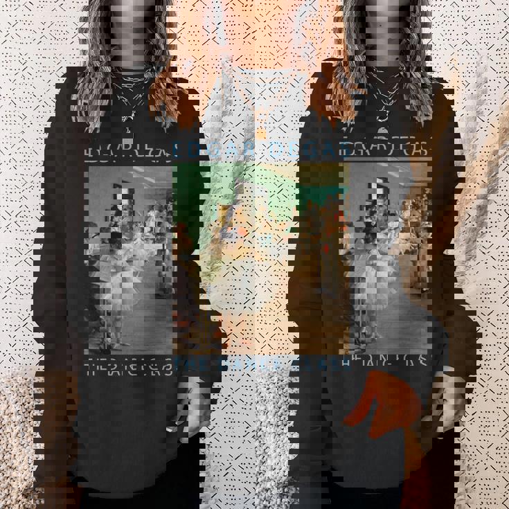 エドガー ドガ 面白いtシャツ 名作 アート 印象派 絵画 メンズ レディース 面白い 服 美術 おもしろ 長袖tシャツ スウェットシャツ 彼女への贈り物