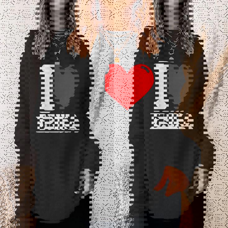 エリカが好き スウェットシャツ 彼女への贈り物