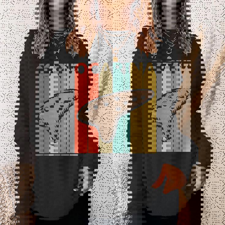 オカリナ 楽器 スウェットシャツ 彼女への贈り物