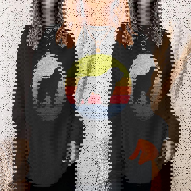 オールドイングリッシュシープドッグドッグレトロデザイン スウェットシャツ 彼女への贈り物