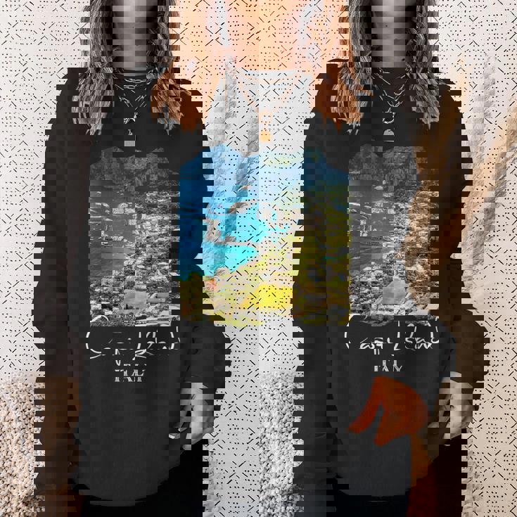 カプリ島 カプリお土産 カプリ島 スウェットシャツ 彼女への贈り物