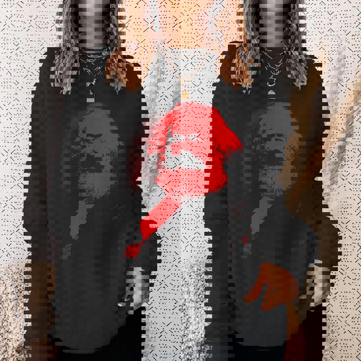 カール・マルクス哲学者哲学共産主義者 スウェットシャツ 彼女への贈り物