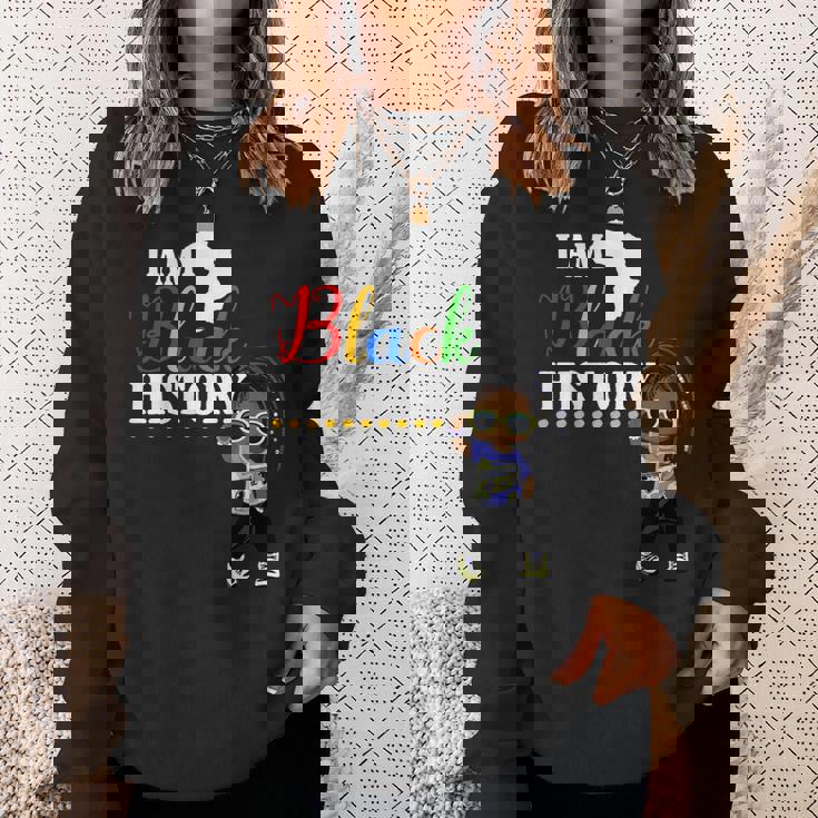 キッズ アイ・アム・ブラック・ヒストリー・シャツキッズガールズブラック・ヒストリー・マンス用 スウェットシャツ 彼女への贈り物