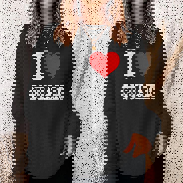 グアム I Love Guam スウェットシャツ 彼女への贈り物