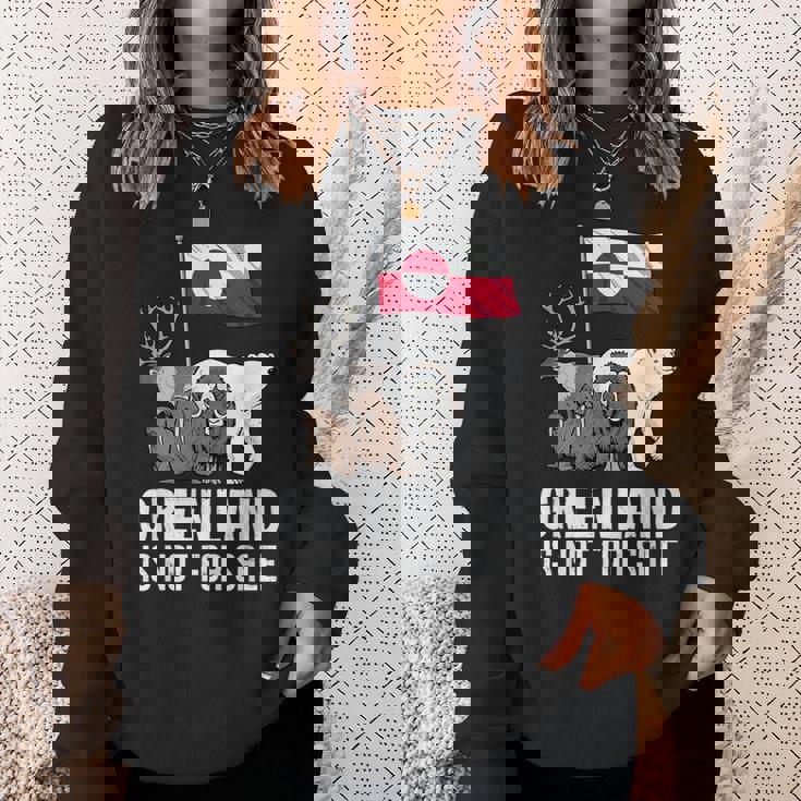 グリーンランド 非売品 グリーンランド 国旗 動物 グリーンランダー スウェットシャツ 彼女への贈り物